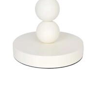 Pearl Orb Table Lamp - Whisper White