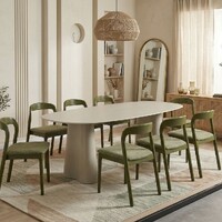 Paloma Dining Table – Matte Tofu