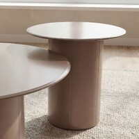 Juno Side Table, Matte Chestnut