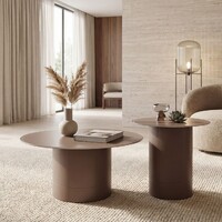 Juno Coffee Table, Matte Chestnut