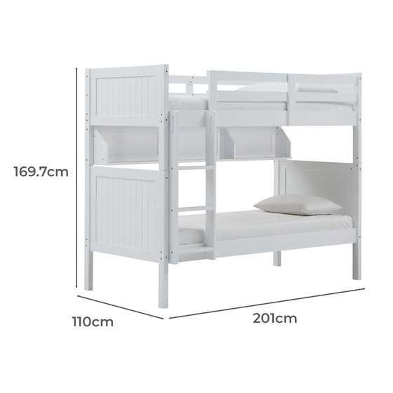 Springfield Single Bunk Bed with Trundle