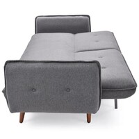 Sylvia 3 Seater Sofa Bed Grey
