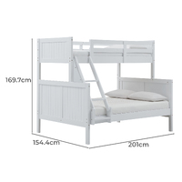 Springfield Single Over Double Bunk Bed with Trundle