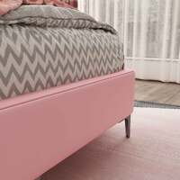 Sammy King Single Bed Frame - Dusty Pink