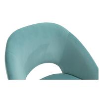 Octavia Mint Velvet Fabric Office Chair