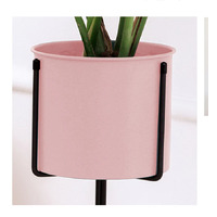 Modern Tripod Pink Pot Holder Rack 70cm