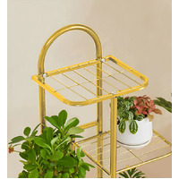 6 Tier Gold Metal  Plant Flowerpot Display Rack