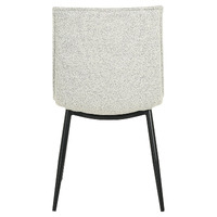 Set of 2 Reed Boucle Dining Chairs