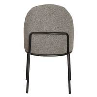 Avigail Boucle Dining Chairs, Slate Set of 2