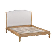 Milles Solid Oak Timber Queen Bed Frame