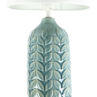 Bloom Ceramic Table Lamp Blue