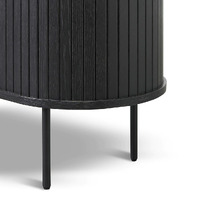 Danica 1.4m Wooden Buffets Unit - Full Black