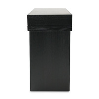 Jenson 1.3m Console Table - Textured Expresso Black