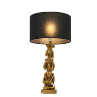 Sage Three Wise Monkey Table Lamp
