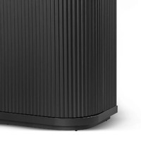 Cosmos 100cm Wooden Storage Cabinet - Black