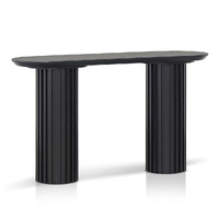 Samuel 1.4m Console Table - Black Oak