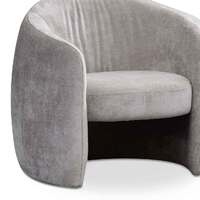 Monet Fabric Armchair - Platinum Grey