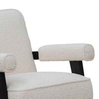 Den Armchair - Ivory White Sherpa