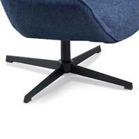 Lincoln Lounge Chair - Denim Blue