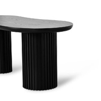 Samuel 1.7m Office Desk - Black Oak