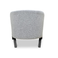 Charlie Fabric Armchair - Light Grey Fleck