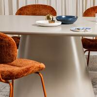 Laurance Dining Table, Putty