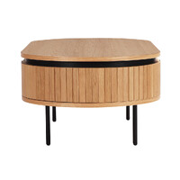 Nola 1.2m Wooden Coffee Table - Natural