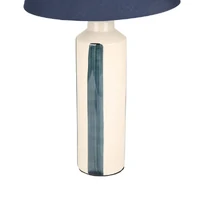Asha Ceramic Table Lamp - Blue