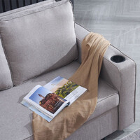 Miles 2 seater Sofa bed - Beige