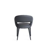 Luca Set of 2 Dining Chair, Charcoal