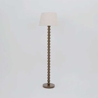 Pearl Orb Floor Lamp - Toffee