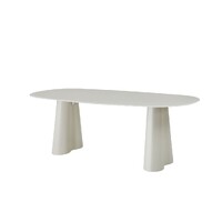 Paloma Dining Table – Matte Tofu