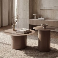 Juno Coffee Table, Matte Chestnut