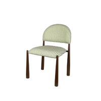 Emilie Set of 2 Dining Chair, Moss Walnut