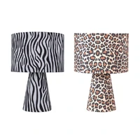 Momo Table Lamp, Leopard Print