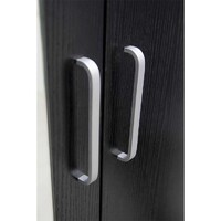 Redfern 3 Door 2 Drawer  Wardrobe Black