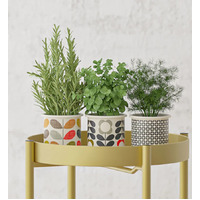 Gold Tiered Plant Pots Holder Rack Garden Shelf 50cm