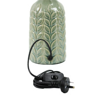 Bloom Ceramic Table Lamp Green