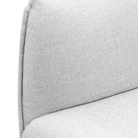 Jackson 3 Seater Fabric Sofa - Light Texture Grey