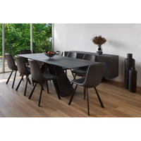 Oscar Ceramic & Metal Extension Dining Table
