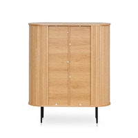 Danica 1.18 (H) Wooden Storage Cabinet - Natural