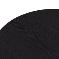 Maiden Wooden 2 Piece Nesting Coffee Table Set, Black