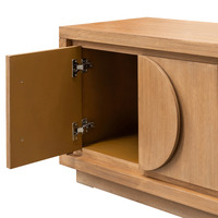 Chloe 2m Entertainment TV Unit - Dusty Oak