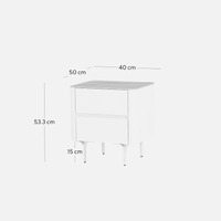 Floyd Bedside Table - White
