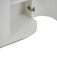 Cosmos 1.6m Veneer Top Buffet Unit - Full White