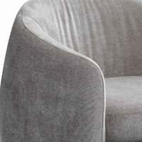 Monet Fabric Armchair - Platinum Grey