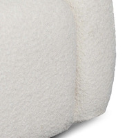 Arena Armchair - Ivory White Boucle