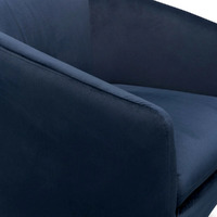 Blair Swivel Lounge Chair - Navy Velvet