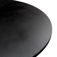 Kennedy 1.5m Round Dining Table - Black