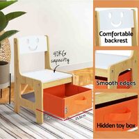 Leo 3PCS Kids Table and Chairs Set